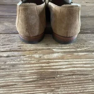 Lucchese | Shoes | Mens Lucchese Tan Suede Loafers Slipons  display picture 3